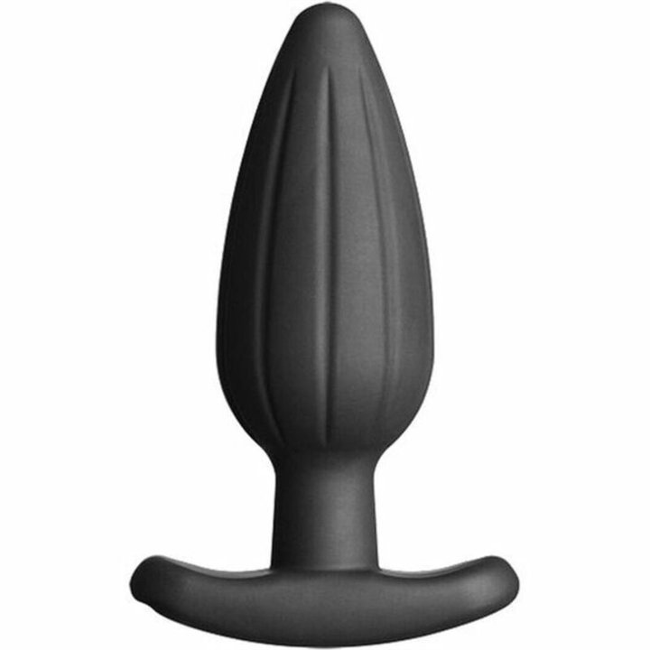 ELECTRASTIM - SILICONE BLACK ROCKER BUTT PLUG LARGE - D-235602 - Teknashop Ltd