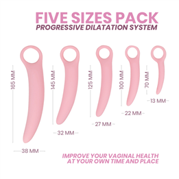 INTIMICHIC - SILICONE DILATOR 5 PIECES SET - D-227216