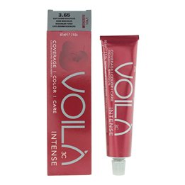 Intercosmo, Voila 3C Intense, Permanent Hair Dye, 3.65 Dark Beaujolais, 60 ml - Teknashop Ltd