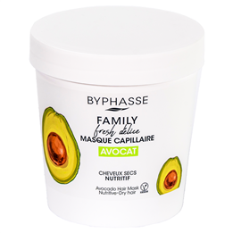 Byphasse, Avocat Hair Mask, Hair Treatment Cream Mask, Moisturising, 250 ml - Teknashop Ltd