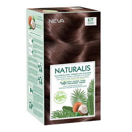 Neva, Naturalis, Vegan, Permanent Hair Dye, 6.77 Hot Chocolate, 150 ml - Teknashop Ltd