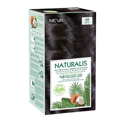 Neva, Naturalis, Vegan, Permanent Hair Dye, 4.0 , 150 ml - Teknashop Ltd