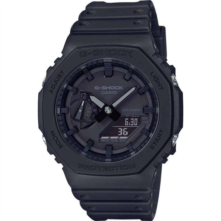 CASIO G-SHOCK Mod. OAK - ALL BLACK - WW.GA-2100-1A1ER