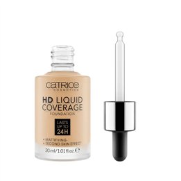 Catrice Hd Liquid Coverage Foundation Lasts Up Tp 24h 036 Hazelnut 30ml - unisex