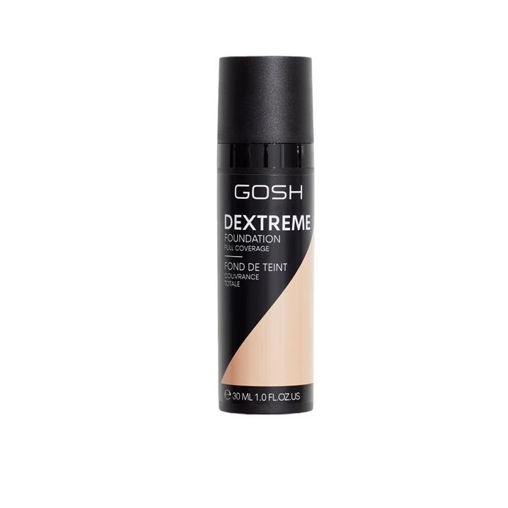 Gosh, Dextreme, Full Coverage, Liquid Foundation, 004, Natural, 30 ml - Teknashop Ltd
