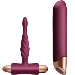 CLIMAXIMUM - RAPTURE KIT VIBRATOR CLASSIC + BEGINNER ANAL PLUG - D-244514 - Teknashop Ltd