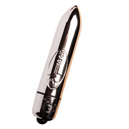 ROCKS-OFF - RO-80 CHROME VIBRATING BULLET SILVER - D-244048