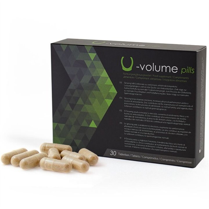 500 COSMETICS - U-VOLUME INCREASE SPERM QUALITY AND QUANTITY - 30 CAPSULES - D-241577 - Teknashop Ltd
