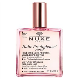 Nuxe, Huile Prodigieuse Multi-Purpose Floral, Body Oil, For Face, Body & Hair, 100 ml - Teknashop Ltd