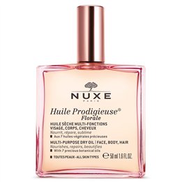 Nuxe, Huile Prodigieuse Multi-Purpose Floral, Body Oil, For Face, Body & Hair, 50 ml - Teknashop Ltd