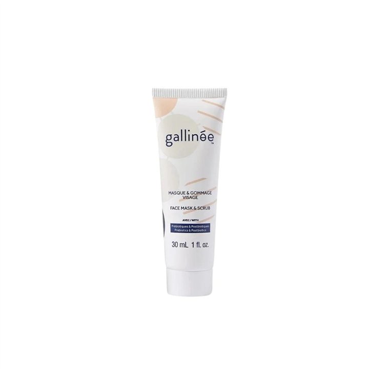 Gallinee, Microbiome Skincare, Prebiotics, Refining, Scrub Mask, For Face, 30 ml - Teknashop Ltd