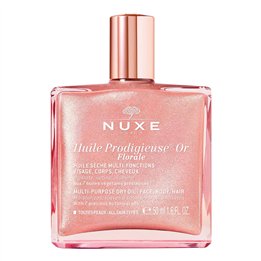 Nuxe, Huile Prodigieuse Or Florale, Moisturizing, Body Oil, For Body, Face & Hair, 50 ml - Teknashop Ltd