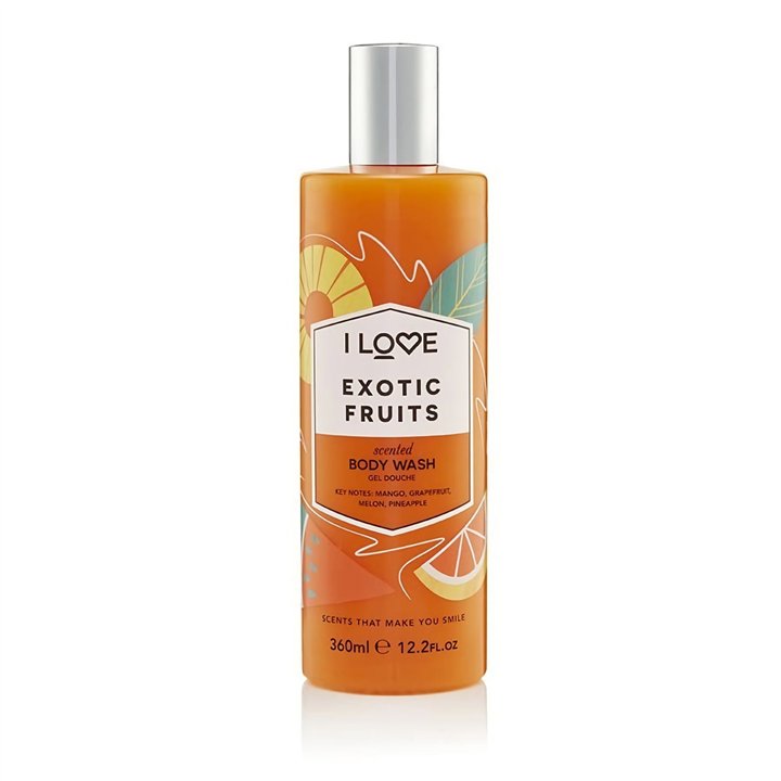 I Love, Signature Collection, Paraben-Free, Cleansing, Exotic Fruits, Body Wash, 360 ml - Teknashop Ltd