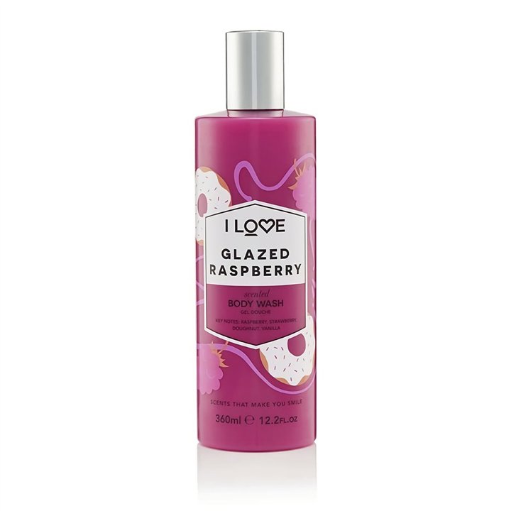 I Love, Signature Collection, Paraben-Free, Cleansing, Glazed Raspberry, Body Wash, 360 ml - Teknashop Ltd