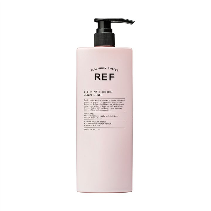 Ref Stockholm, Illuminate Colour, Sulfates-Free, Hair Conditioner, Nourishes And Enhances Tone, 750 ml - Teknashop Ltd