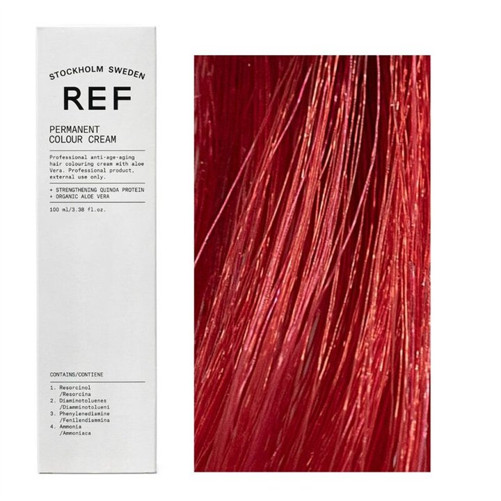Ref Stockholm, Permanent Colour, Vegan, Permanent Hair Dye,  Red Corrector, 100 ml - Teknashop Ltd