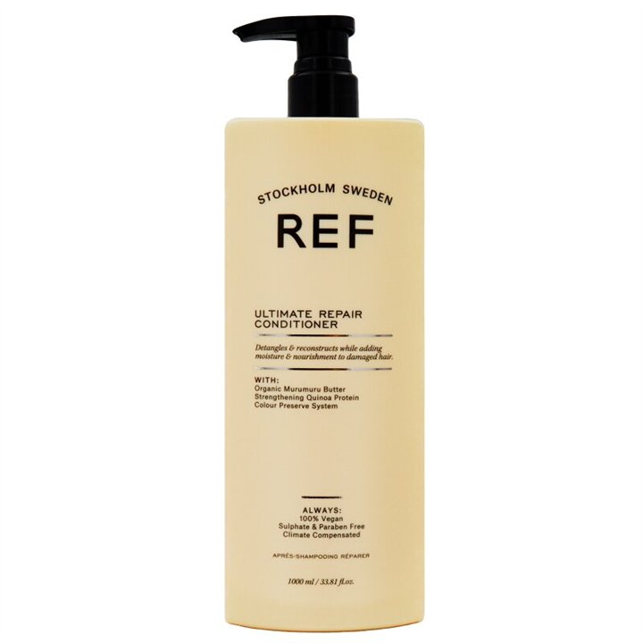 Ref Stockholm, Ultimate Repair, Sulfates-Free, Hair Conditioner, For Hydrate/Detangle & Shine, 1000 ml - Teknashop Ltd