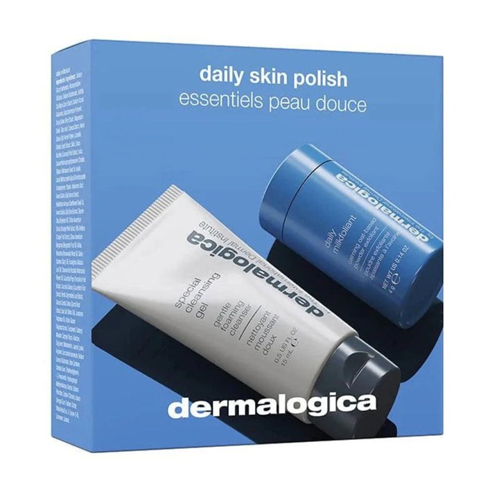 Daily Skin Polish Kit Set Dermalogica: Daily Milkfoliant, Exfoliating, Exfoliating Powder, 4 g + Special, Cleansing Gel, For Fac