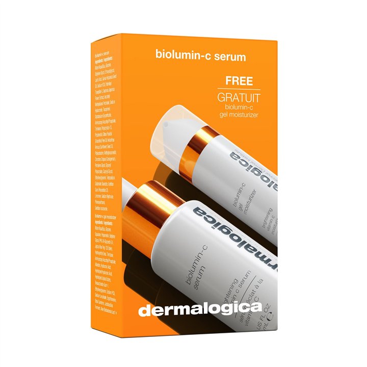 Travel Set Dermalogica: Biolumin-C, Vitamin C, Brightening, Serum, For Face, 30 ml + Biolumin-C, Vitamin C, Moisturizing, Gel, F