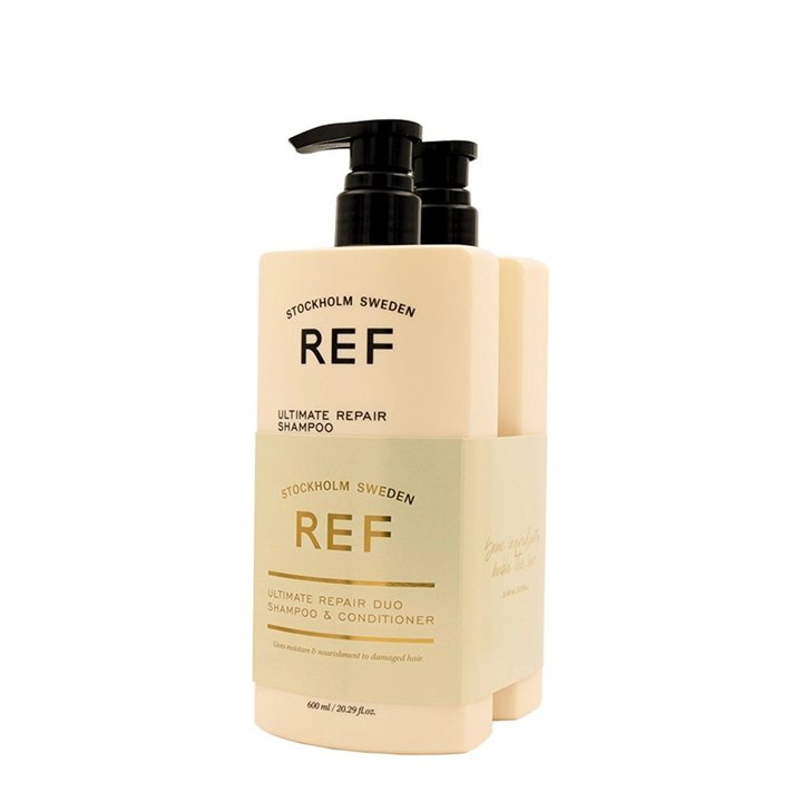Duo Set Ref Stockholm: Ultimate Repair, Sulfates-Free, Hair Conditioner, For Hydrate/Detangle & Shine, 600 ml + Ultimate Repair,