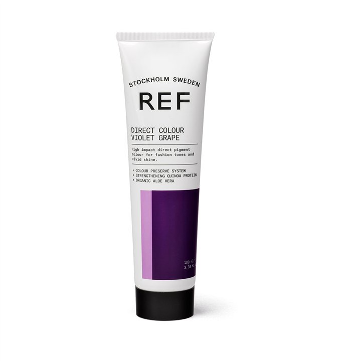 Ref Stockholm, Direct Colour, Ammonia-Free, Semi-Permanent Hair Dye,  Violet Grape, 100 ml - Teknashop Ltd