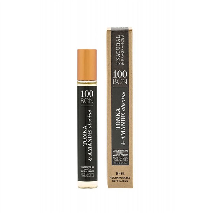 100 Bon, Tonka & Amande Absolue, Eau De Parfum, Unisex, 15 ml *Miniature - Teknashop Ltd