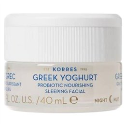 Korres, Greek Yoghurt Probiotic, Nourishing, Body Cream, For Face, At Night, 40 ml - Teknashop Ltd
