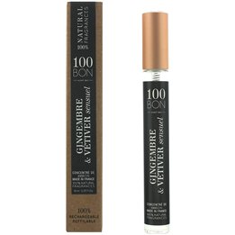 100 Bon, Gingembre & Vetiver Sensuel, Eau De Parfum, Unisex, 10 ml - Teknashop Ltd