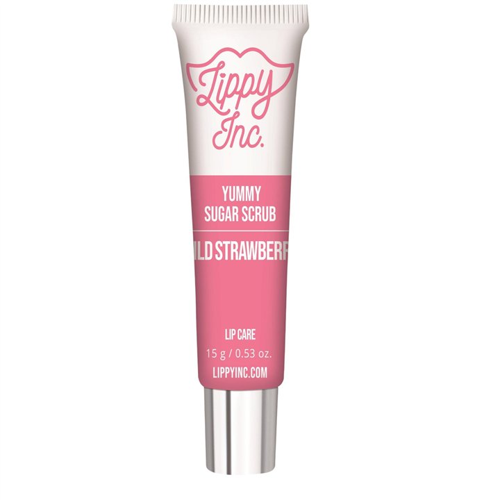 Lippy Inc., Yummy Sugar, Lip Scrub, Strawberry, 15 g - Teknashop Ltd