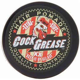 Cock Grease, Xxtra Stiff XX, Hair Styling Pomade, Shine Finish, Extra Hold, 50 g