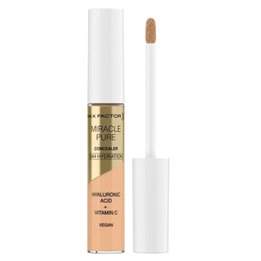 Max Factor, Miracle Pure, Hyaluronic Acid, 24-Hour Hydration, Under-Eye Concealer Pen, 06, 7.8 ml - Teknashop Ltd
