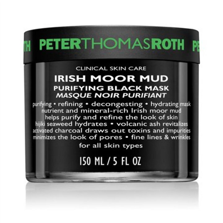 Peter Thomas Roth, Irish Moor Mud Purifying Black Mask, Purifying and Decongesting, Mud Mask, For Face, 150 ml - Teknashop Ltd