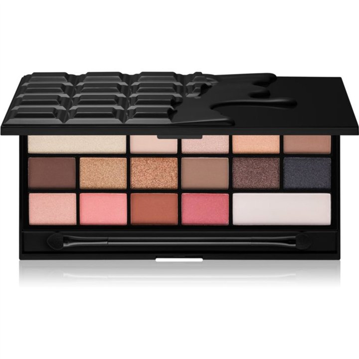Makeup Revolution, Chocolate Vice, Vegan, Eyeshadow Palette, 14 Shades, 22 g - Teknashop Ltd