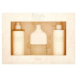 Set Fcuk: Friction, Eau De Parfum, For Women, 100 ml + Friction, Hydrates, Body Lotion, 250 ml + Friction, Scented Spray, For Wo