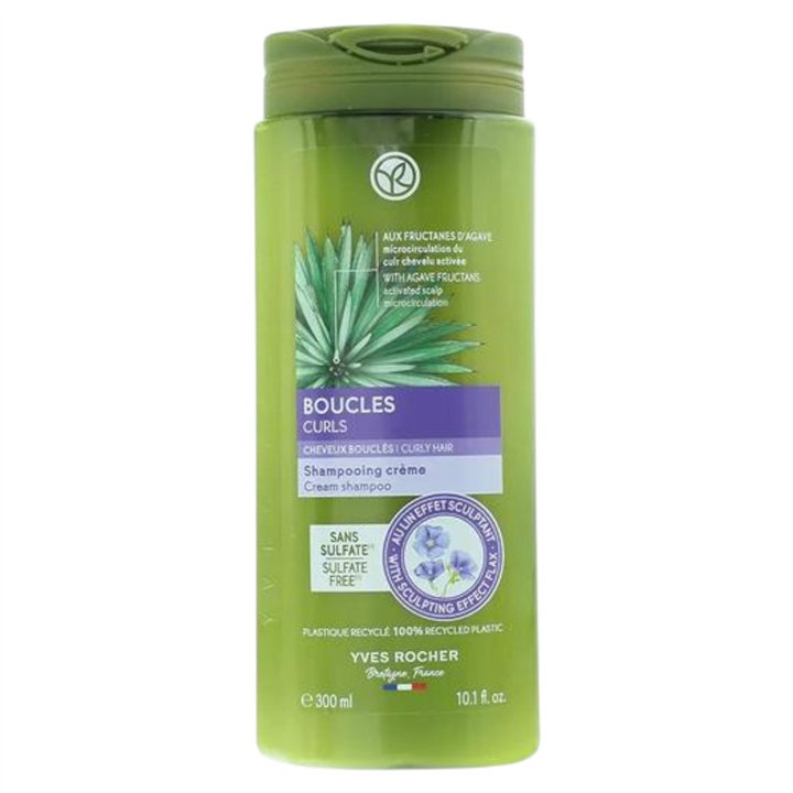 Yves Rocher, Boucles Curls, Hair Shampoo, Hydrating, 300 ml - Teknashop Ltd