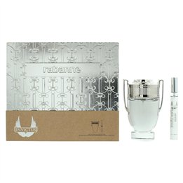 Set Paco Rabanne: Invictus, Eau De Toilette, For Men, 100 ml + Invictus, Eau De Toilette, For Men, 10 ml *Miniature - Teknashop 