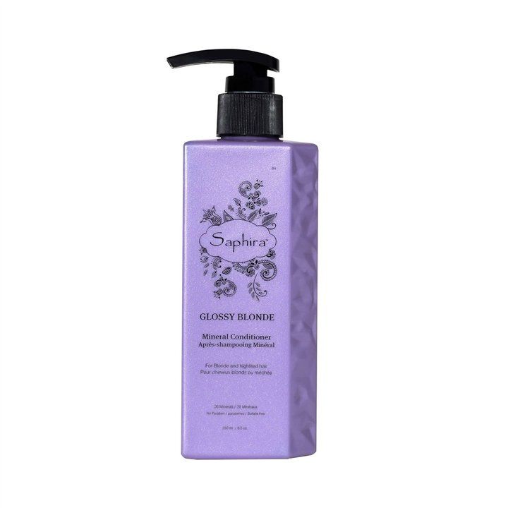 Saphira, Glossy Blonde, Hair Conditioner, Hydrating & Color Protecting, 1000 ml - Teknashop Ltd