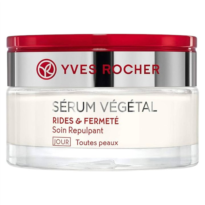 Yves Rocher, Serum Vegetal, Firmness & Anti-Wrinkle, At Night, Cream, For Face, SPF 20, 50 ml - Teknashop Ltd