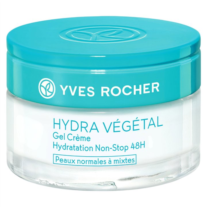 Yves Rocher, Hydra Vegetal, Hydration, Gel Cream, For Face, 50 ml - Teknashop Ltd