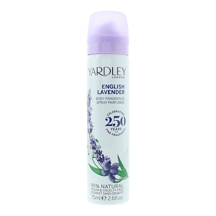 Yardley, English Lavender, Deodorant Spray, For Women, 75 ml - Teknashop Ltd