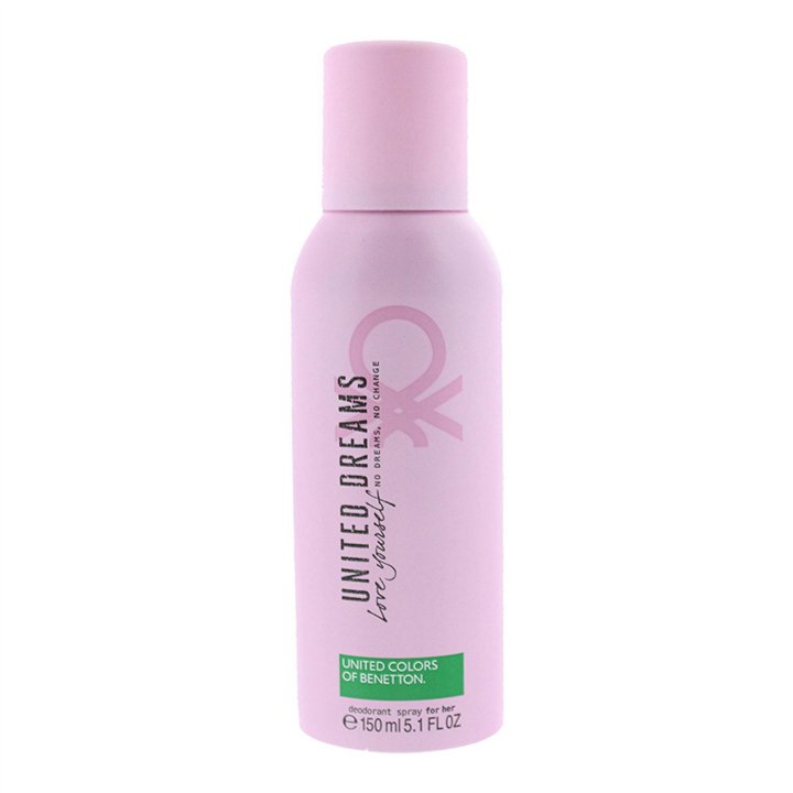 Benetton, United Dreams Love Yourself, Floral, Deodorant Spray, For Women, 150 ml - Teknashop Ltd