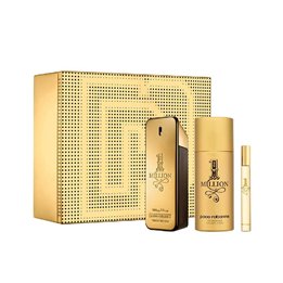 Set Paco Rabanne: 1 Million, Eau De Toilette, For Men, 100 ml + 1 Million, Eau De Toilette, For Men, 10 ml + 1 Million, Shower G
