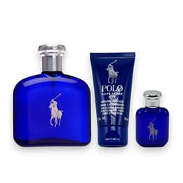 Set Ralph Lauren: Polo Blue, Eau De Parfum, For Men, 125 ml + Polo Blue, Shower Gel, Skin, All Skin Types, 75 ml + Polo Blue, An