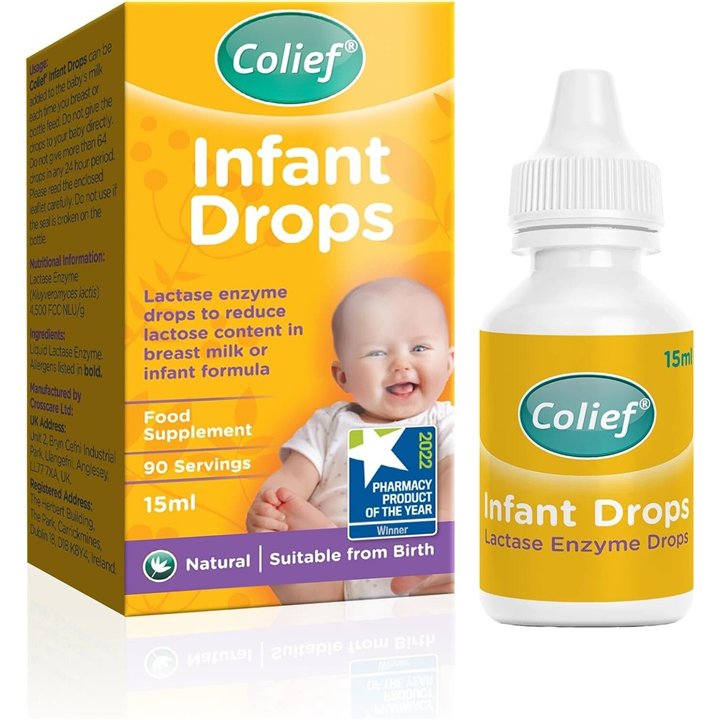 Colief, Infant Drops, Lactase Enzyme, Anti-Colic, Drops, 15 ml - Teknashop Ltd