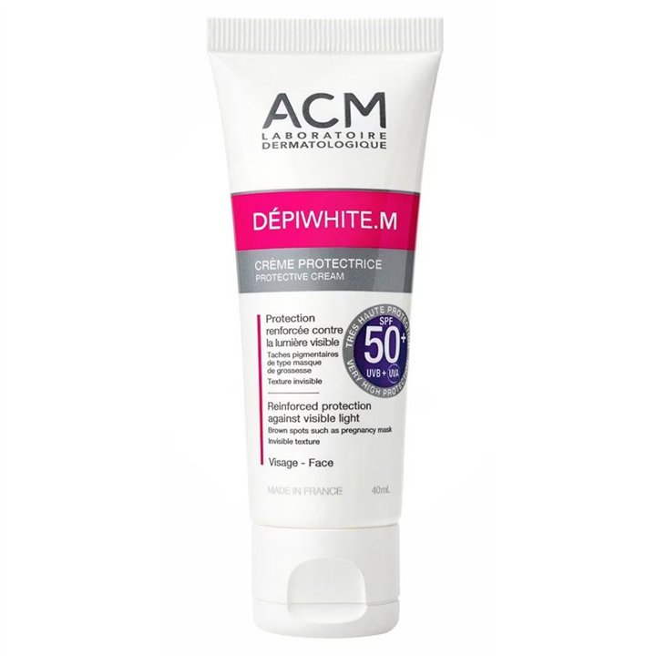 Laboratoire ACM, Depiwhite M, Protective, Sunscreen Cream, For Face, SPF 50+, 40 ml - Teknashop Ltd