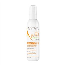 A-Derma, Protect Kids, High UV protection, Sunscreen Spray, SPF 50+, 200 ml - Teknashop Ltd