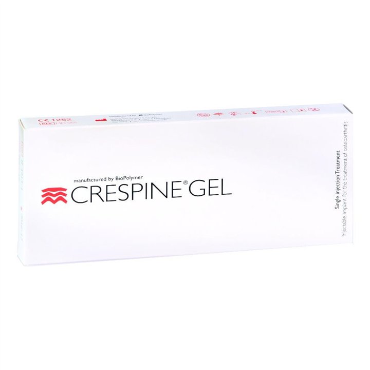 Biopolymer, Crespine, Hyaluronic Acid, Pain Relief For Osteoarthritis, Pre-Filled Syringe, 2 ml - Teknashop Ltd