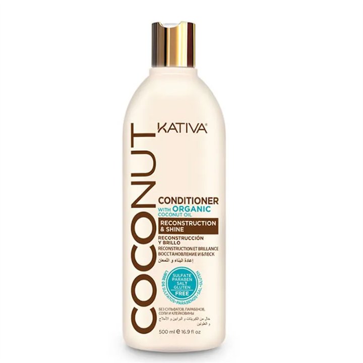 Kativa Coconut Conditioner Reconstruction & Shine 500ml - unisex - Teknashop Ltd