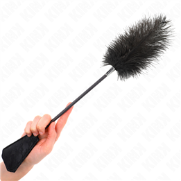 KINK - OSTRICH FEATHERS FOR TICKLE WITH LACE PALLET 56 CM - D-240750 - Teknashop Ltd