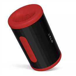 LELO - F2S DOUBLE SONIC MALE STROKER WITH DUAL SONIC STIMULATION RED - D-246844